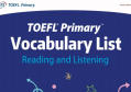 TOEFL Primary小学托福一阶Step1官方词汇表下载